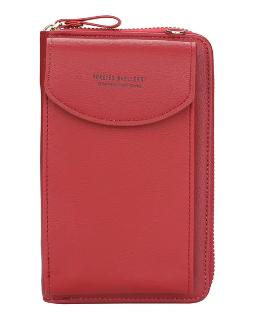 Load image into Gallery viewer, Elegance On-the-Go – Luxe PU Leather Crossbody Shoulder Bag with Phone & Card Organizer