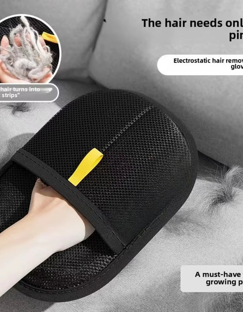 Load image into Gallery viewer, FurGone Duo Gloves – Double-Sided Electrostatic Pet Hair Removal & Grooming Gloves