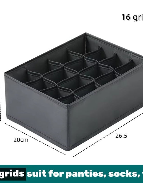 Load image into Gallery viewer, Organizer for Underwear Socks Bra Pants Scarf Tie Storage Box Jeans Clothing Organization Dividers for Drawers Clothes Organizer