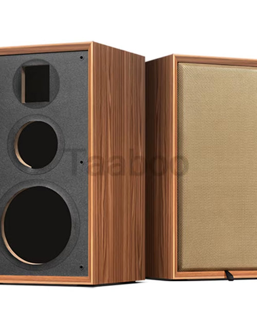 Load image into Gallery viewer, 8 Inch Three-Way Labyrinth Speaker Empty Box Bookshelf Speaker Home Speaker DIY Hifi Audio Wooden Handmade Box Passive Speaker