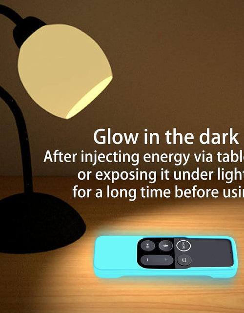 Load image into Gallery viewer, Case Compatible with Apple TV 4K/ 4Th Gen Remote Light Weight Anti-Slip Shock Proof Silicone Cover for Controller for Apple TV Siri Remote Glow in the Dark