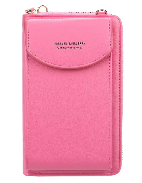 Load image into Gallery viewer, Elegance On-the-Go – Luxe PU Leather Crossbody Shoulder Bag with Phone & Card Organizer