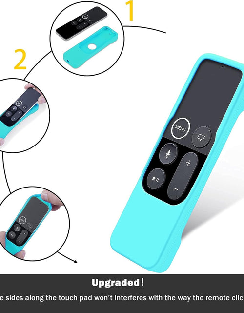 Load image into Gallery viewer, Case Compatible with Apple TV 4K/ 4Th Gen Remote Light Weight Anti-Slip Shock Proof Silicone Cover for Controller for Apple TV Siri Remote Glow in the Dark