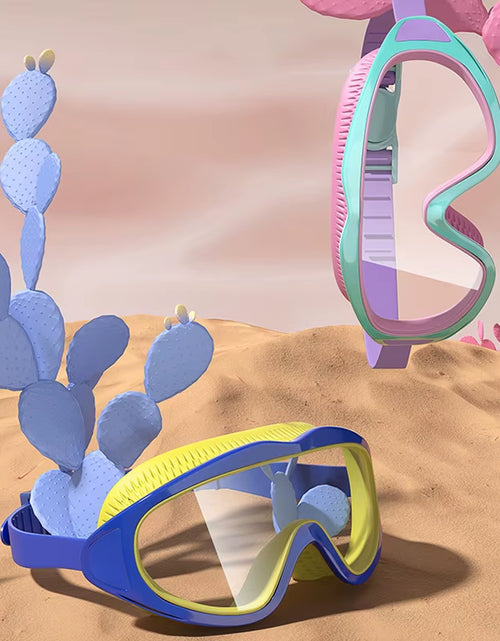 Load image into Gallery viewer, AquaChamp Kids Swim Set – Waterproof Anti-Fog Swimming Goggles & Cap with Protective Case