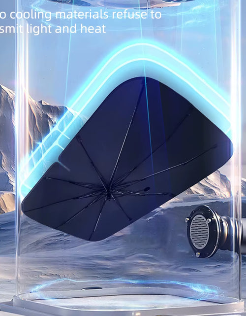 Load image into Gallery viewer, SunShield 360 – Rotatable Umbrella-Style Car Windshield Sunshade with UV & Heat Protection