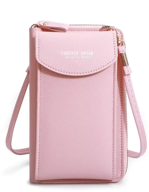 Load image into Gallery viewer, Elegance On-the-Go – Luxe PU Leather Crossbody Shoulder Bag with Phone & Card Organizer