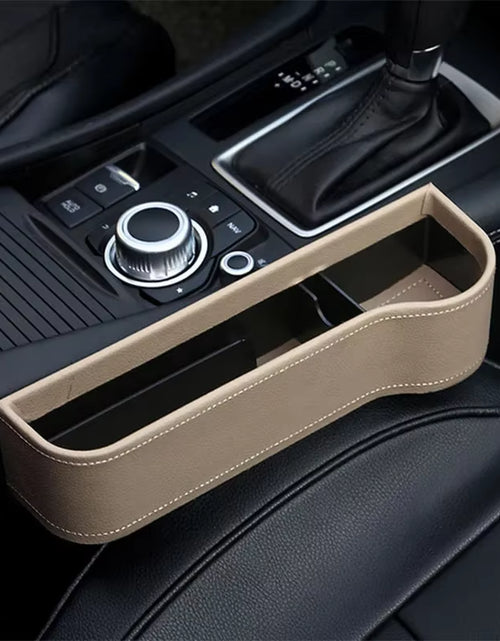 Load image into Gallery viewer, LuxPocket™ Leather Car Seat Gap Organizer – Declutter Your Drive in Style