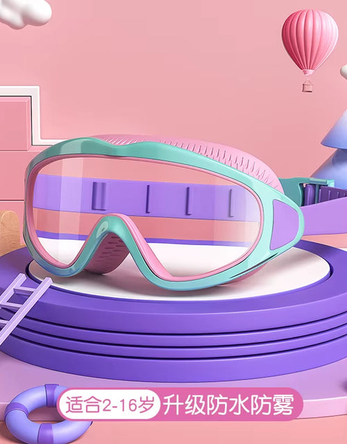 Load image into Gallery viewer, AquaChamp Kids Swim Set – Waterproof Anti-Fog Swimming Goggles & Cap with Protective Case