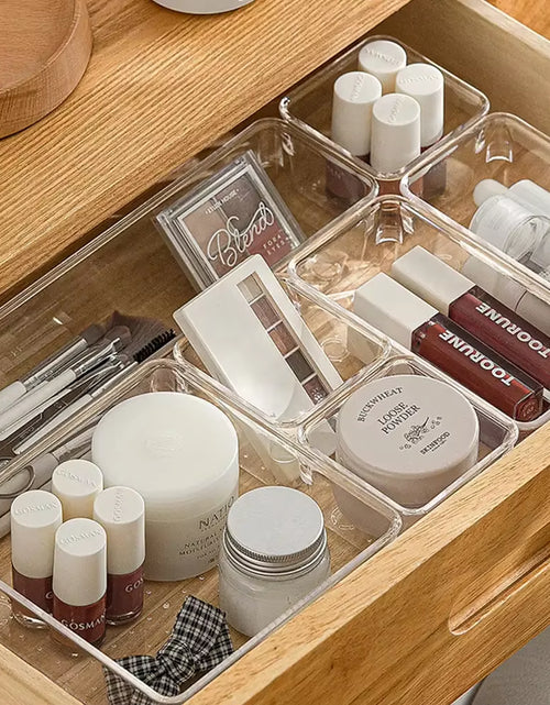 Load image into Gallery viewer, ClearNest Organizer – Transparent Anti-Scratch Drawer Storage Box for Cosmetics, Office & Home