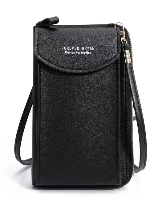 Load image into Gallery viewer, Elegance On-the-Go – Luxe PU Leather Crossbody Shoulder Bag with Phone & Card Organizer