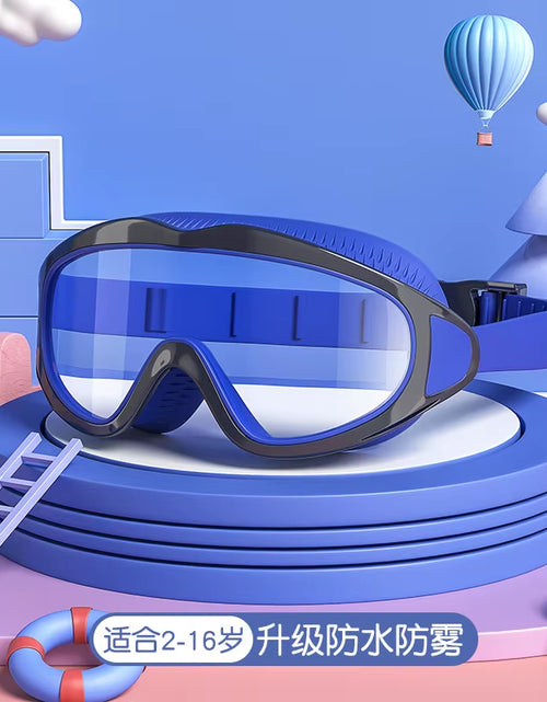 Load image into Gallery viewer, AquaChamp Kids Swim Set – Waterproof Anti-Fog Swimming Goggles & Cap with Protective Case