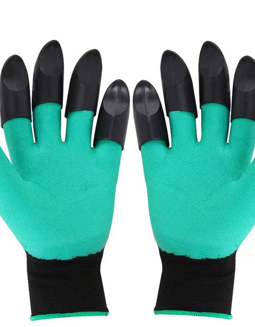 Load image into Gallery viewer, 1 Pair Garden Digging Gloves Household Sting-Resistant Non-Slip Latex Gloves Breathable Claws Gloves Gardening Hand Protector