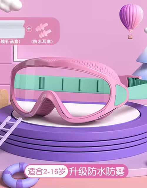 Load image into Gallery viewer, AquaChamp Kids Swim Set – Waterproof Anti-Fog Swimming Goggles & Cap with Protective Case