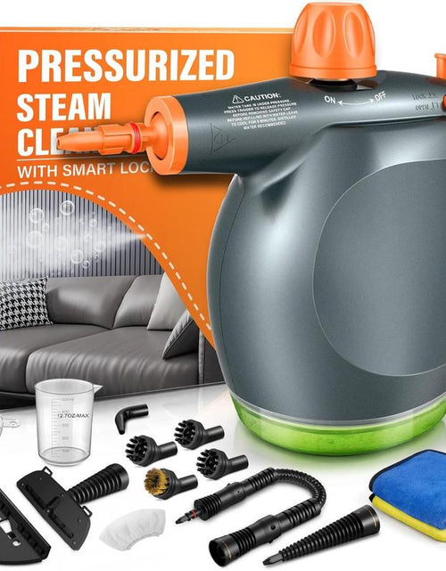 Load image into Gallery viewer, Pressurized Handheld Steam Cleaner & Rechargeable Spin Scrubber