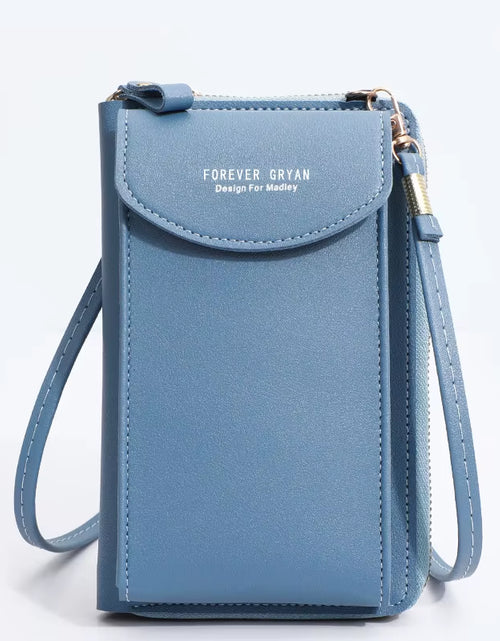 Load image into Gallery viewer, Elegance On-the-Go – Luxe PU Leather Crossbody Shoulder Bag with Phone & Card Organizer