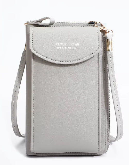 Load image into Gallery viewer, Elegance On-the-Go – Luxe PU Leather Crossbody Shoulder Bag with Phone & Card Organizer