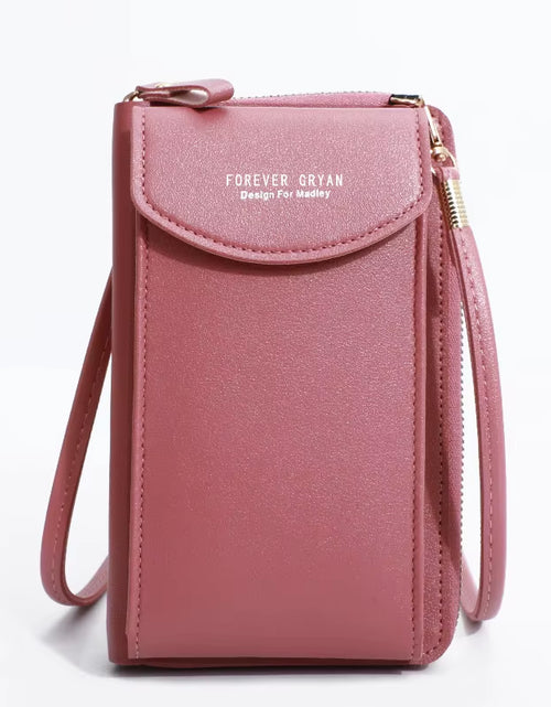 Load image into Gallery viewer, Elegance On-the-Go – Luxe PU Leather Crossbody Shoulder Bag with Phone & Card Organizer