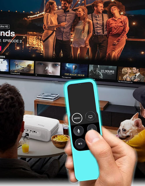 Load image into Gallery viewer, Case Compatible with Apple TV 4K/ 4Th Gen Remote Light Weight Anti-Slip Shock Proof Silicone Cover for Controller for Apple TV Siri Remote Glow in the Dark