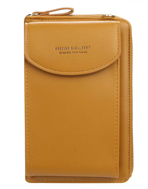 Load image into Gallery viewer, Elegance On-the-Go – Luxe PU Leather Crossbody Shoulder Bag with Phone & Card Organizer