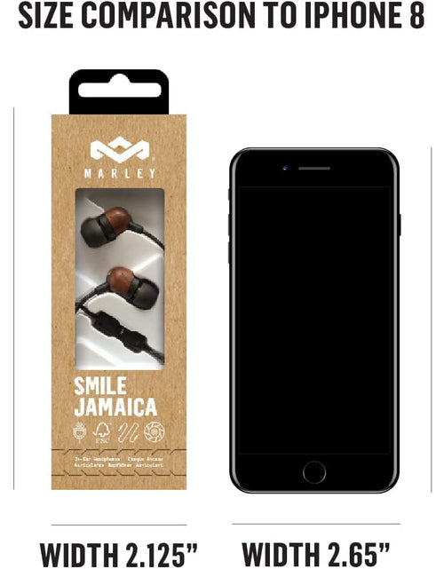 Load image into Gallery viewer, Smile Jamaica Wired: Wired Earphones with Microphone, Noise Isolating Design, and Sustainable Materials, Brass
