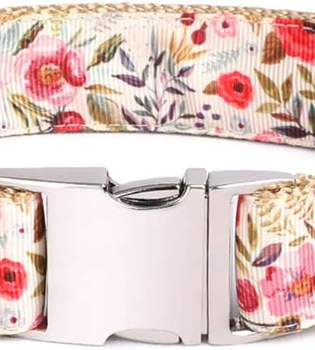 Pet Supplies, (Summer Blooms) Cat Collar, Dog Collar, Cat Leash, Dog Leash, Small Dog Collar, Medium Dog Collar, Large Dog Collar