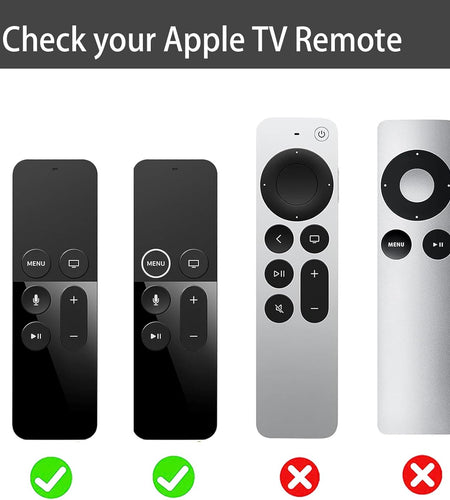 Case Compatible with Apple TV 4K/ 4Th Gen Remote Light Weight Anti-Slip Shock Proof Silicone Cover for Controller for Apple TV Siri Remote Glow in the Dark