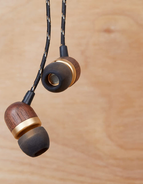 Load image into Gallery viewer, Smile Jamaica Wired: Wired Earphones with Microphone, Noise Isolating Design, and Sustainable Materials, Brass
