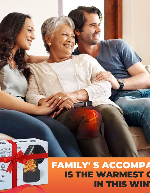 Load image into Gallery viewer, Electric Heated Vibration Knee Massage Physiotherapy Pad 3 in 1 Massager for Shoulder Elbow Hot Compress Pain Relief
