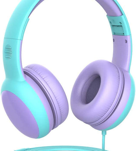 Kids Headphones with Limited Volume, Children'S Headphone over Ear, Toddler Headphones for Boys and Girls, Wired Headset Earphones for Children