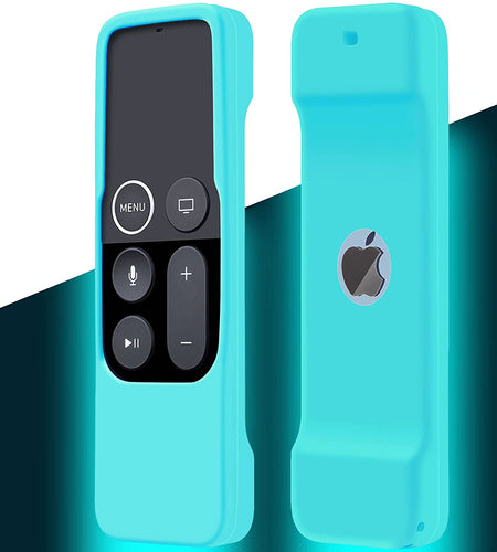 Case Compatible with Apple TV 4K/ 4Th Gen Remote Light Weight Anti-Slip Shock Proof Silicone Cover for Controller for Apple TV Siri Remote Glow in the Dark