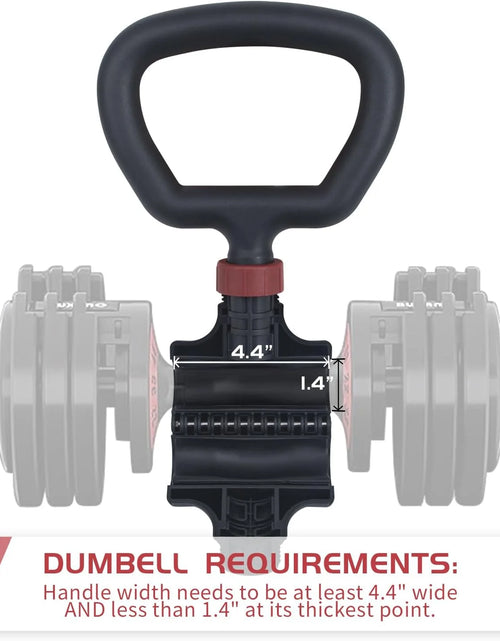 Load image into Gallery viewer, Barbell to Kettlebells Converter Adjustable 200 Lb
