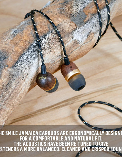 Load image into Gallery viewer, Smile Jamaica Wired: Wired Earphones with Microphone, Noise Isolating Design, and Sustainable Materials, Brass
