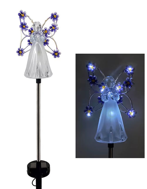 Load image into Gallery viewer, Celestial Garden Angel Lamp – Customizable Sunlight Outdoor Lighting for Your Garden
