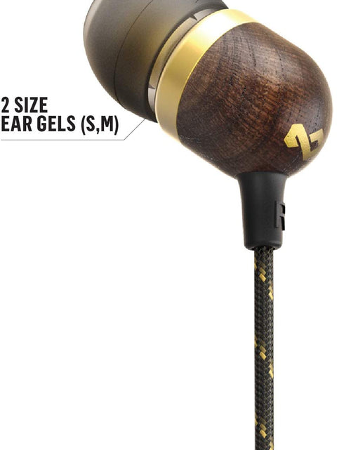 Load image into Gallery viewer, Smile Jamaica Wired: Wired Earphones with Microphone, Noise Isolating Design, and Sustainable Materials, Brass
