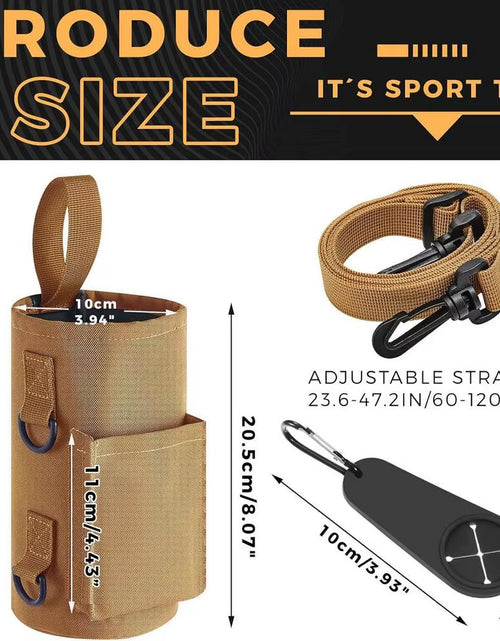 Load image into Gallery viewer, Magnetic Gym Water Bottle Bag Non Slip Magnetic Gym Sling Bag Portable Magnetic Water Bottle Carrier Holder for Gym Accessories
