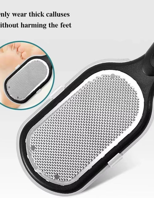 Load image into Gallery viewer, SilkyStep Pro – Double-Sided Stainless Steel Foot File for Callus &amp; Dead Skin Removal

