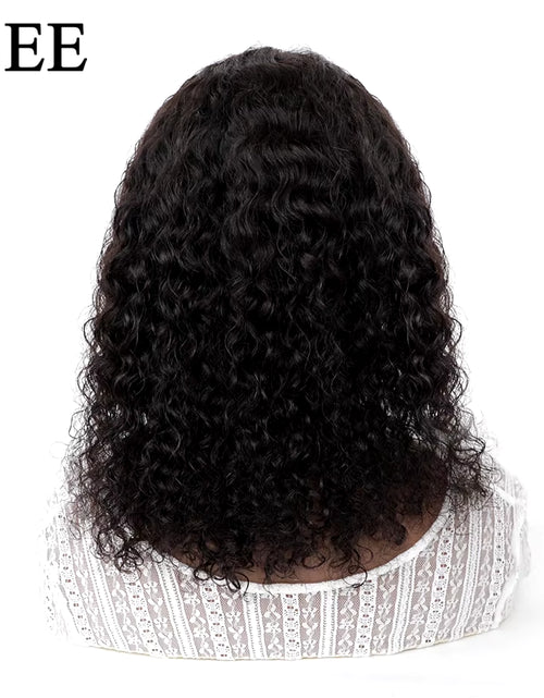 Load image into Gallery viewer, Water Wave Bob Human Hair Wigs Brazilian Water Wave Bob Wigs  HAIR 4X4 Lace Closure Wigs Short Bob Lace Front Wigs for Women
