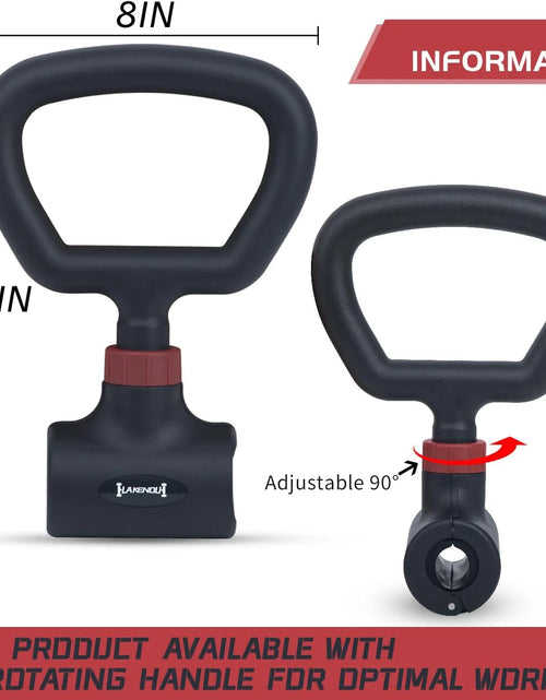 Load image into Gallery viewer, Barbell to Kettlebells Converter Adjustable 200 Lb
