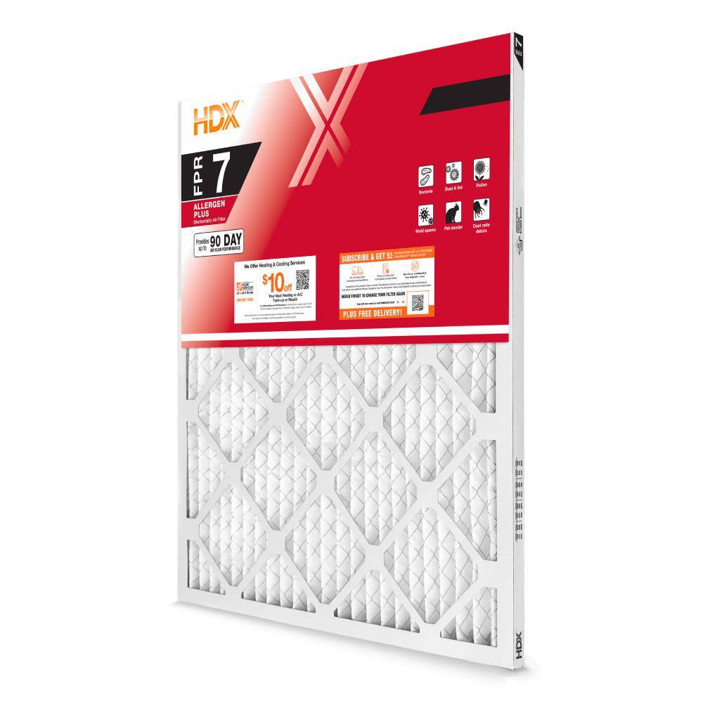 18 In. X 18 In. X 1 In. Allergen plus Pleated Air Filter FPR 7, MERV 11