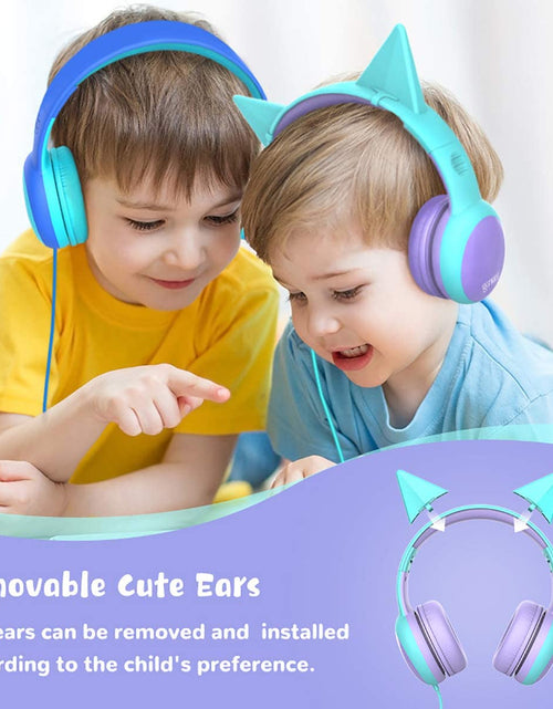 Load image into Gallery viewer, Kids Headphones with Limited Volume, Children&#39;S Headphone over Ear, Toddler Headphones for Boys and Girls, Wired Headset Earphones for Children
