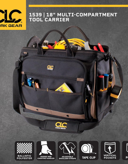 Load image into Gallery viewer, CLC  1539 Multi-Compartment 50 Pocket Tool Bag
